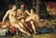 GOLTZIUS, Hendrick Lot and his Daughters dh Germany oil painting reproduction